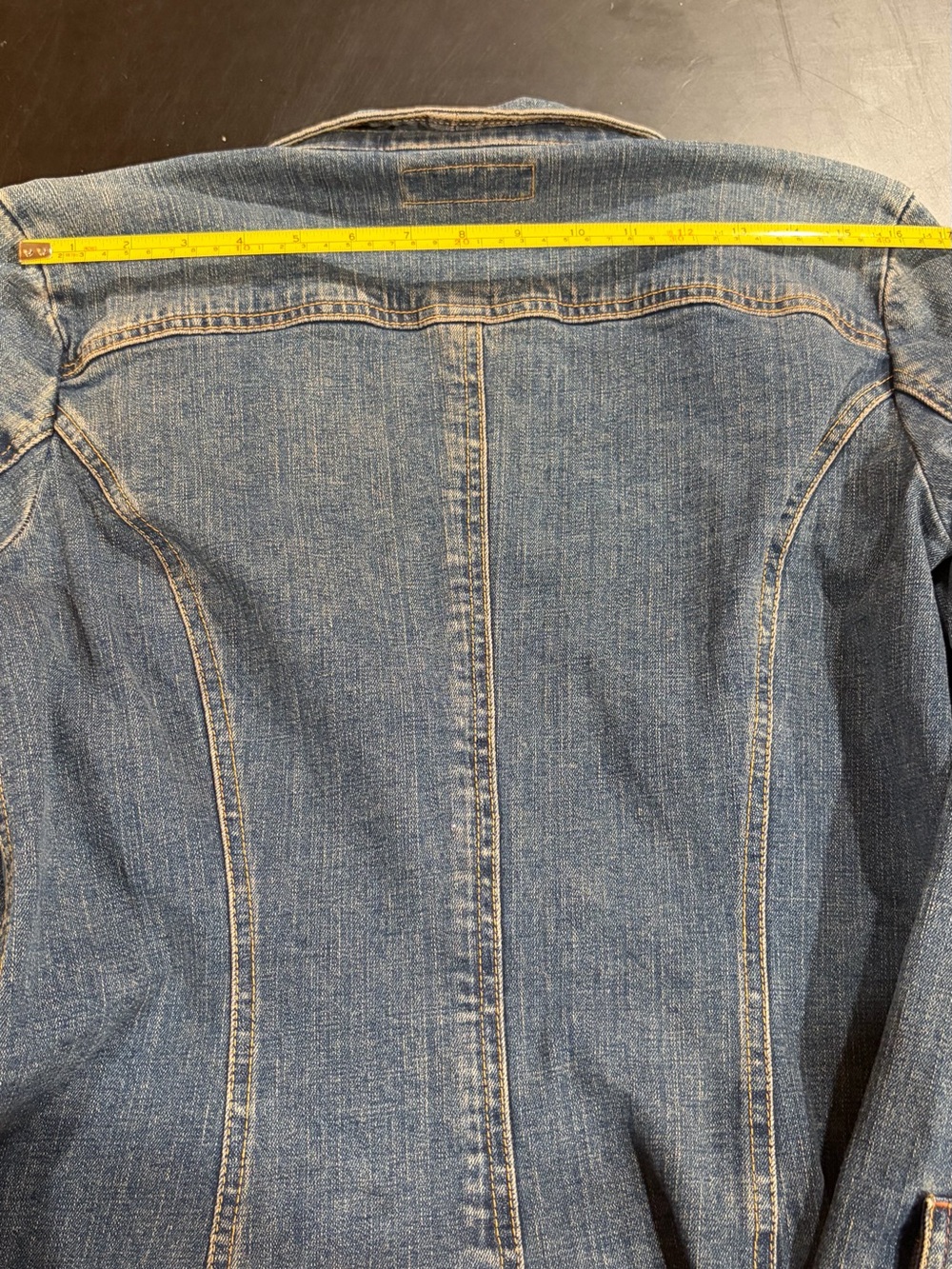 Levi Tailored Denim Jacket Women's Jacket in Faded Blue Large Classic - Picture 15 of 16